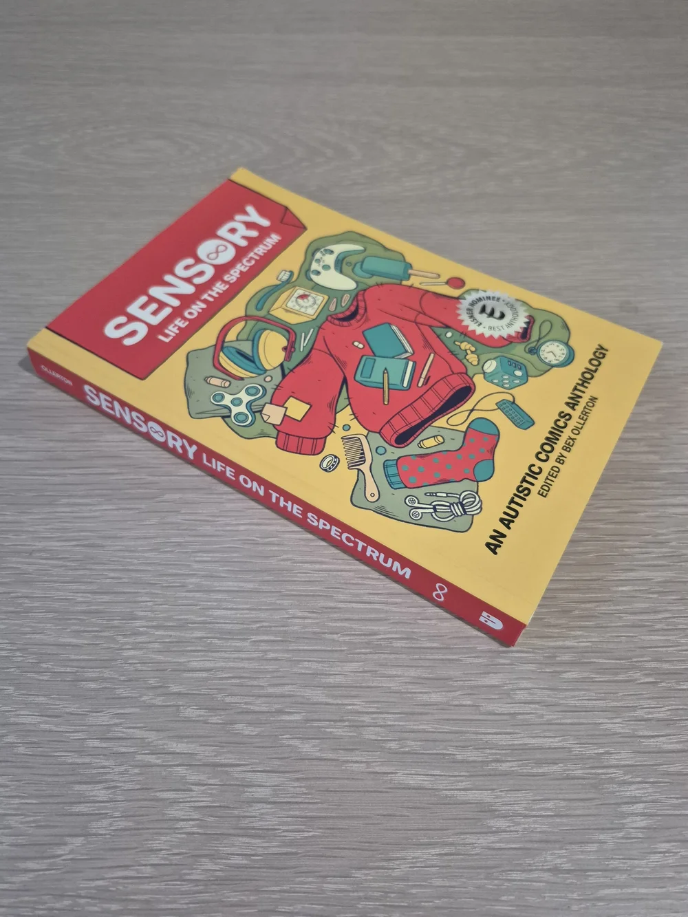 Sensory: Life on the Spectrum – Yellow Paperback Graphic Anthology